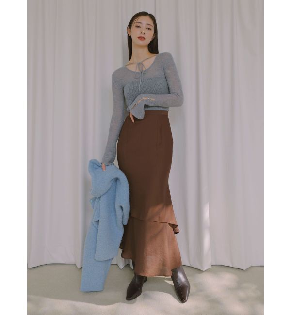 LAGUNAMOON「セミシアーティアードスカート」|スカート|