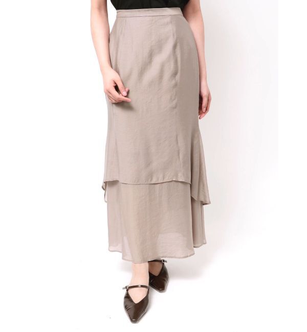 LAGUNAMOON「セミシアーティアードスカート」|スカート|