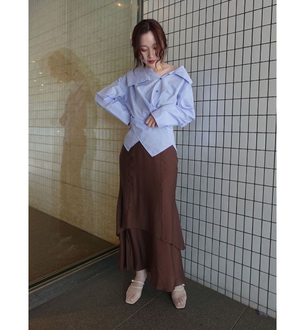 LAGUNAMOON「セミシアーティアードスカート」|スカート|