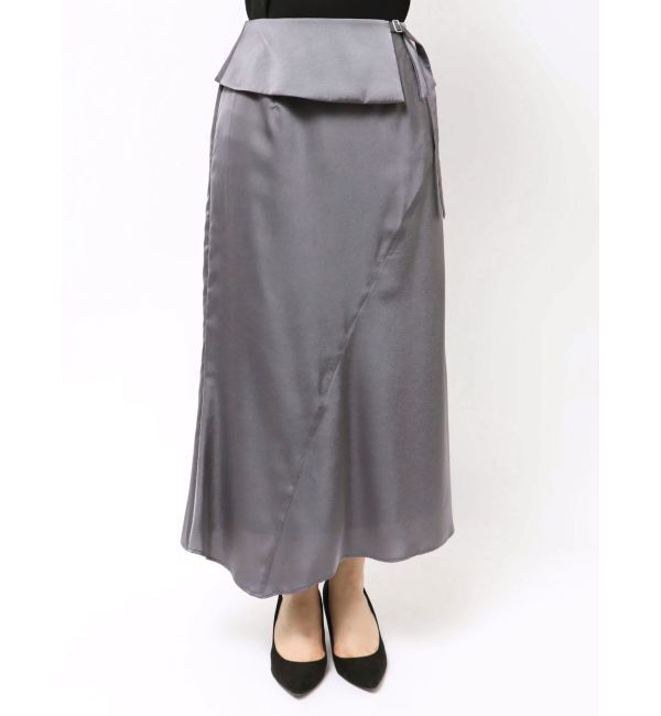 LAGUNAMOON「ラペルベルトセットナローフレアスカート」|スカート|