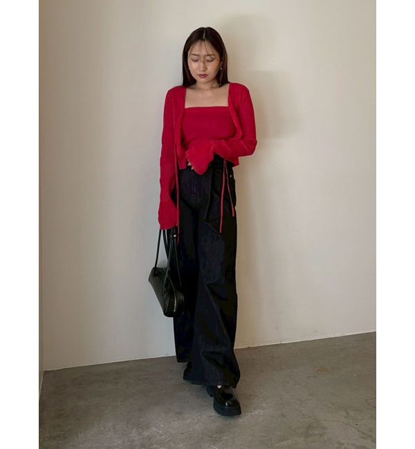 LAGUNAMOON「スパークラメリボンニットアンサンブル」|ニット・セーター|