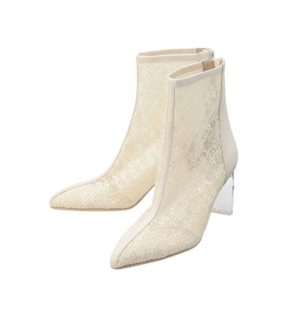 EVRIS「スパンコールスキンショートブーツ」|ショートブーツ|