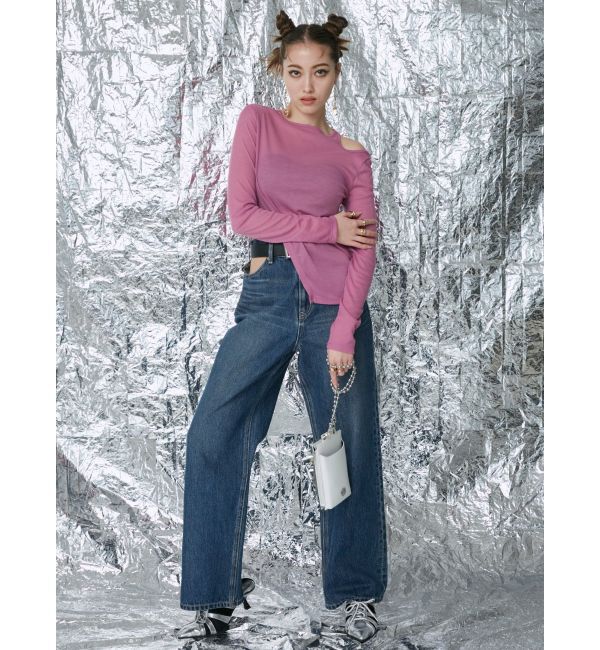 EVRIS「カッティングシアートップス」|Tシャツ・カットソー|