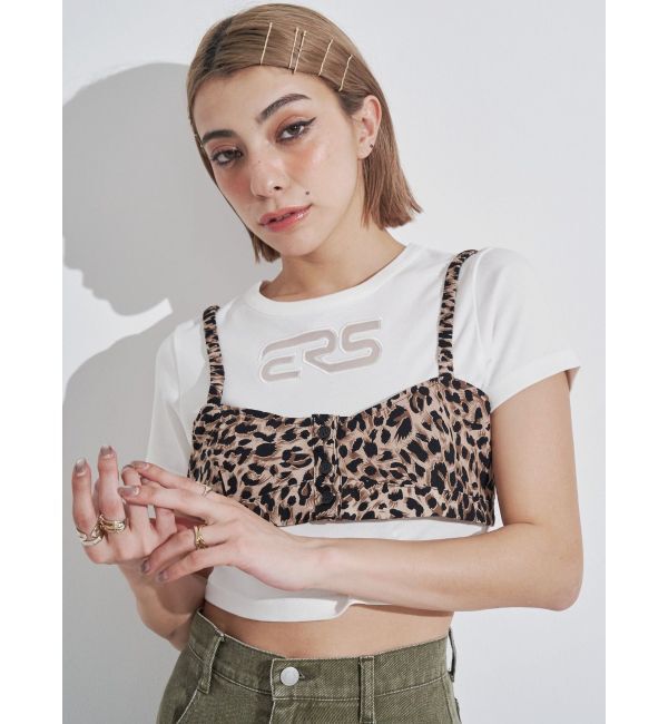 EVRIS「ERSカッティングショートTシャツ」|Tシャツ・カットソー|