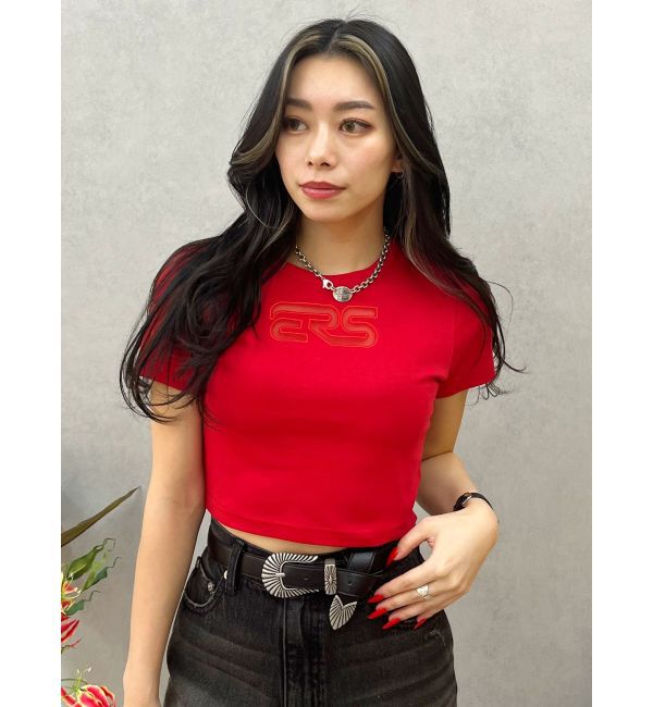 EVRIS「ERSカッティングショートTシャツ」|Tシャツ・カットソー|