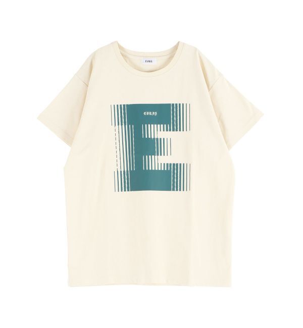 EVRIS「フロントロゴオーバーサイズTシャツ」|Tシャツ・カットソー|