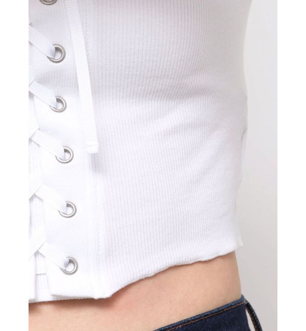 EVRIS「レースコンビオフショルトップス」|Tシャツ・カットソー|