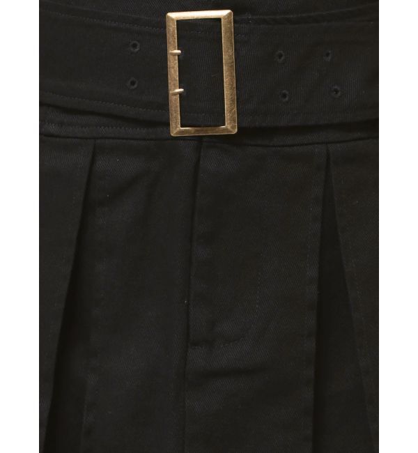 EVRIS「プリーツワイドベルトミニスカート」|スカート|