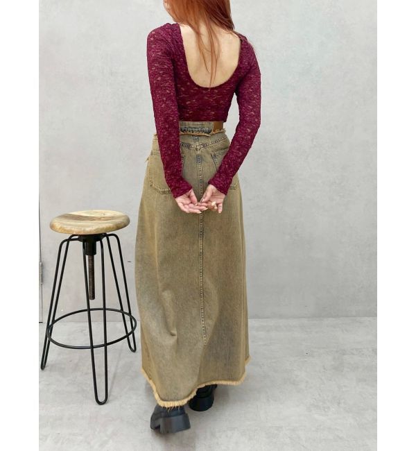 EVRIS「バックオープンレーストップス」|Tシャツ・カットソー|