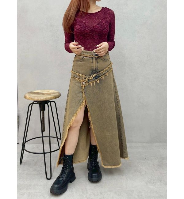 EVRIS「バックオープンレーストップス」|Tシャツ・カットソー|