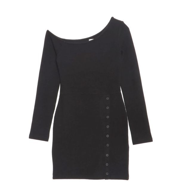 EVRIS「アウトワンショルダーミニワンピース」|ワンピース|