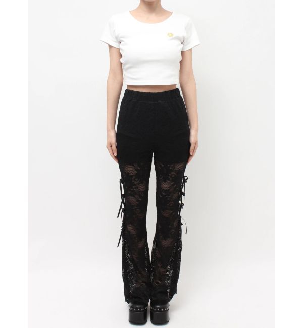 EVRIS「レースリボンフレアレギンス」|その他|