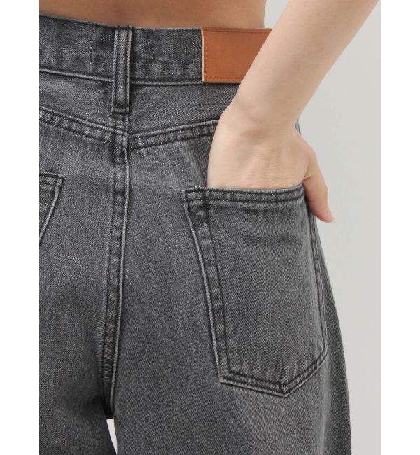 EVRIS「ビジューハートカッティングワイドデニムパンツ」|デニム|