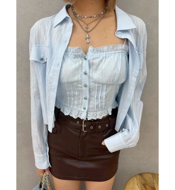 EVRIS「アンサンブルシャツトップス」|シャツ・ブラウス|