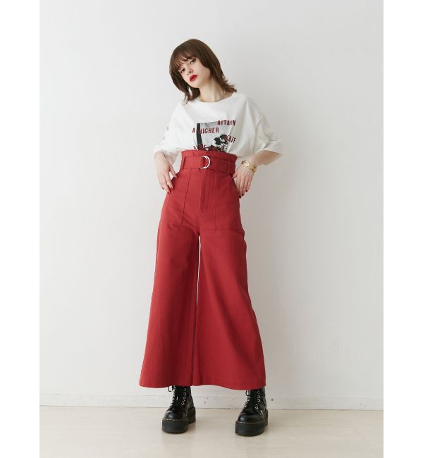 jouetie「スーパーハイウエストワイドパンツ」|その他|