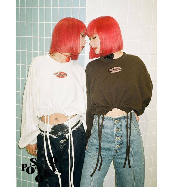 jouetie「【Something &times;PosTokyo】Drost hem Tops」|Tシャツ・カットソー|