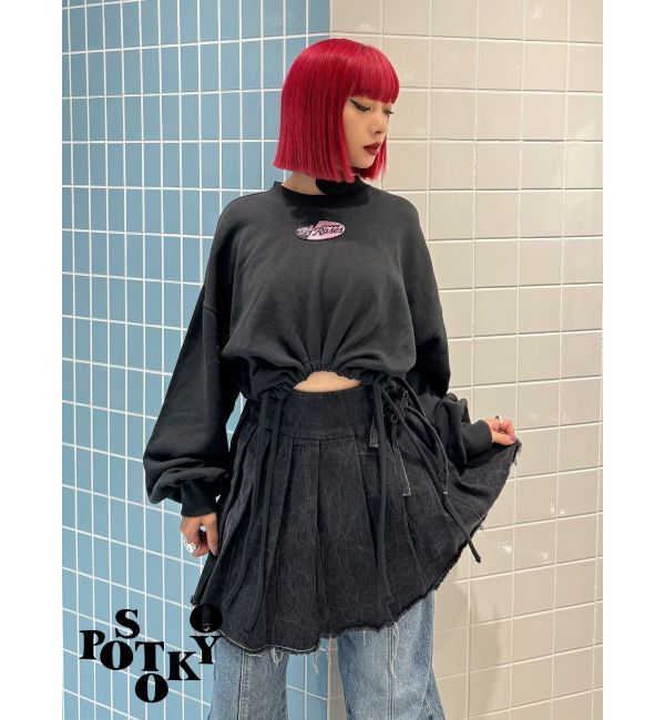 jouetie「【Something &times;PosTokyo】Drost hem Tops」|Tシャツ・カットソー|