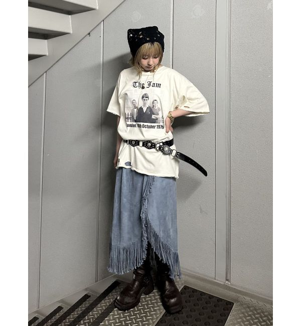 jouetie「フリンジスリットストレートスカート」|スカート|