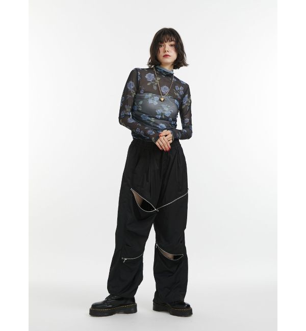 jouetie「ジップナイロンルーズパンツ」|その他|