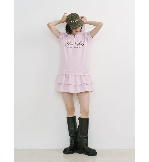 jouetie「ロゴフリルミニワンピース」|ワンピース|