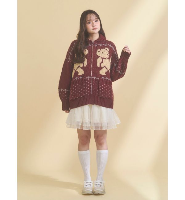 merry jenny「チュールドロストミニキャミワンピース」|ワンピース|