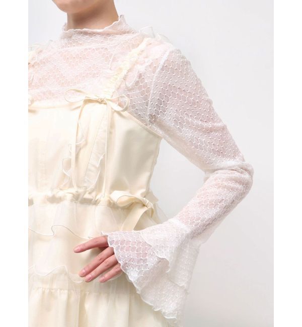 merry jenny「チュールドロストミニキャミワンピース」|ワンピース|