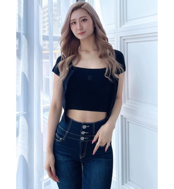 GYDA「Square gydaキャミアンサンブル」|カーディガン|