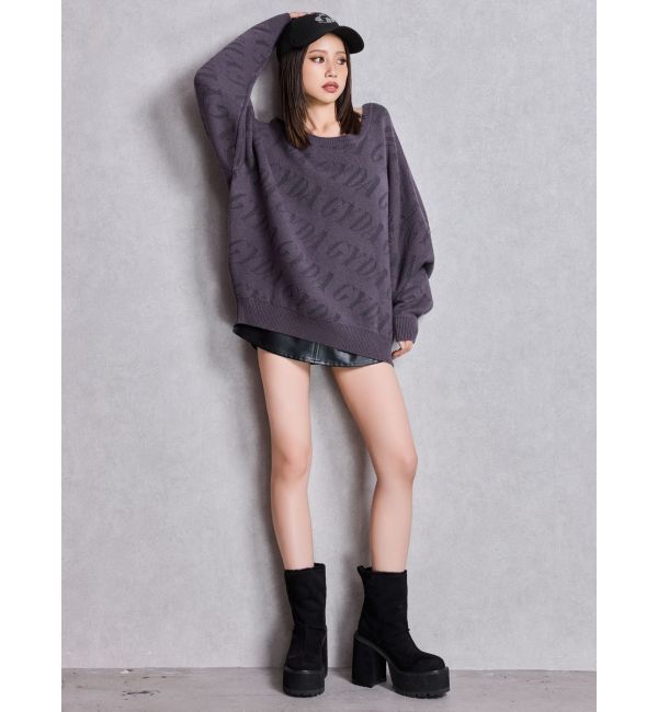 GYDA「フェイクムートンplatformショートブーツ」|ショートブーツ|