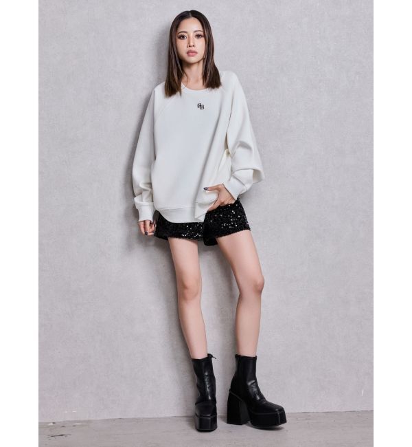 GYDA「GYDAスパンコールベロアショートパンツ」|その他|