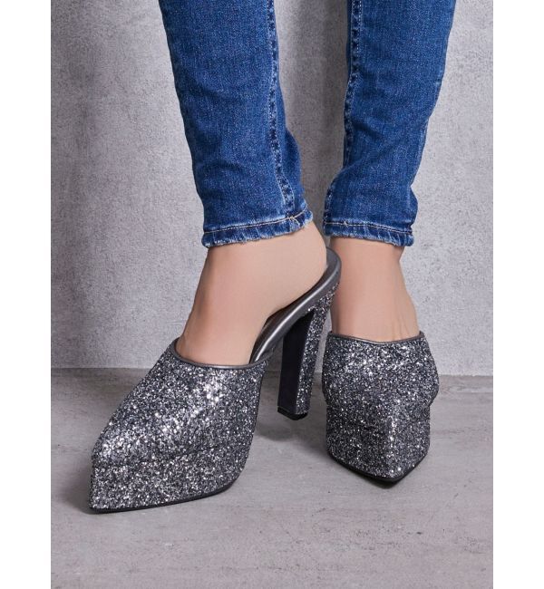 GYDA「GLITTERミュール」|パンプス|