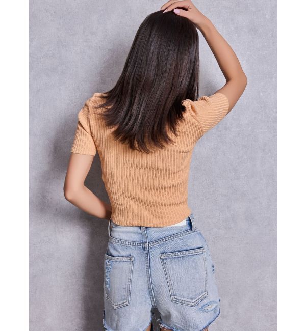 GYDA「GG bijou MOLDラメニットトップス」|ニット・セーター|