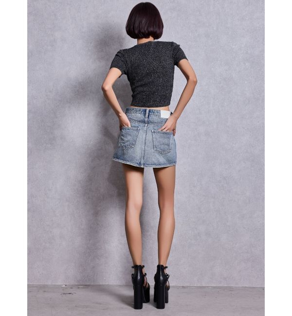 GYDA「GG bijou MOLDラメニットトップス」|ニット・セーター|