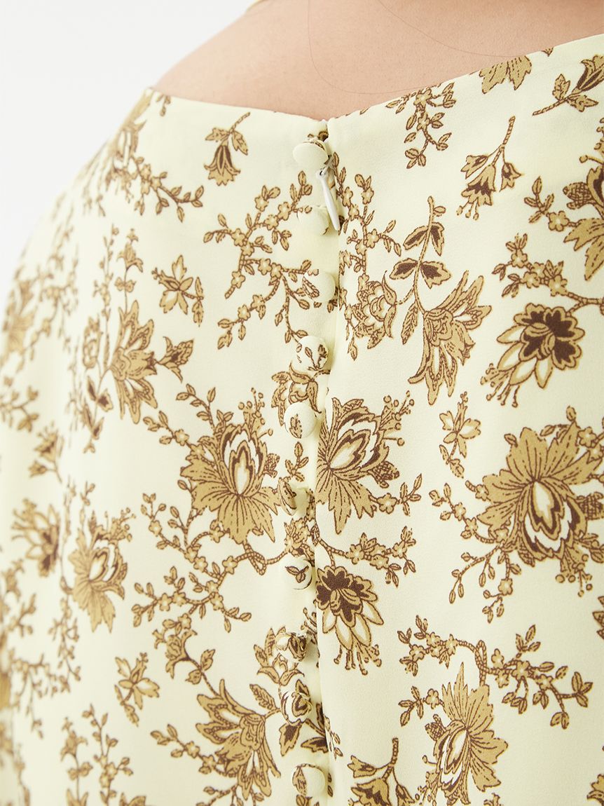 Mila Owen「リボン付きフラワープリントブラウス」|シャツ・ブラウス|