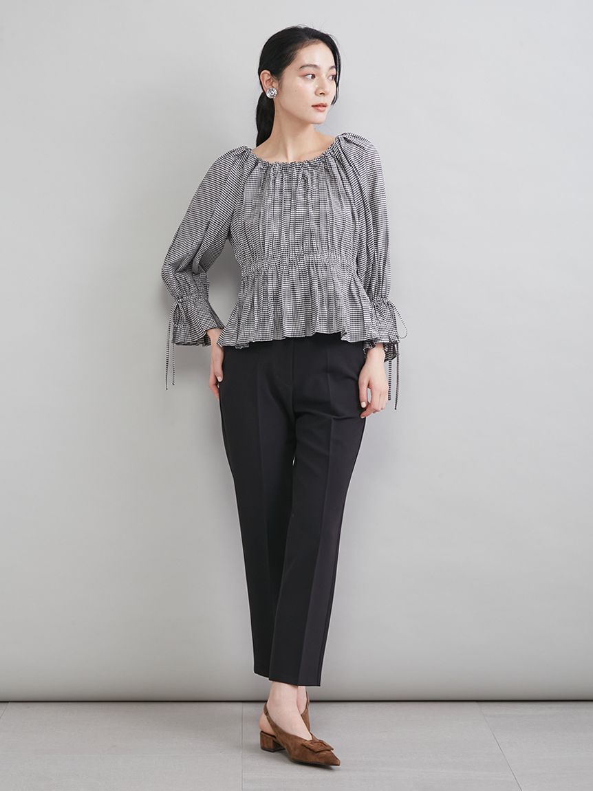 Mila Owen「ペプラムシルエットオフショルブラウス」|シャツ・ブラウス|