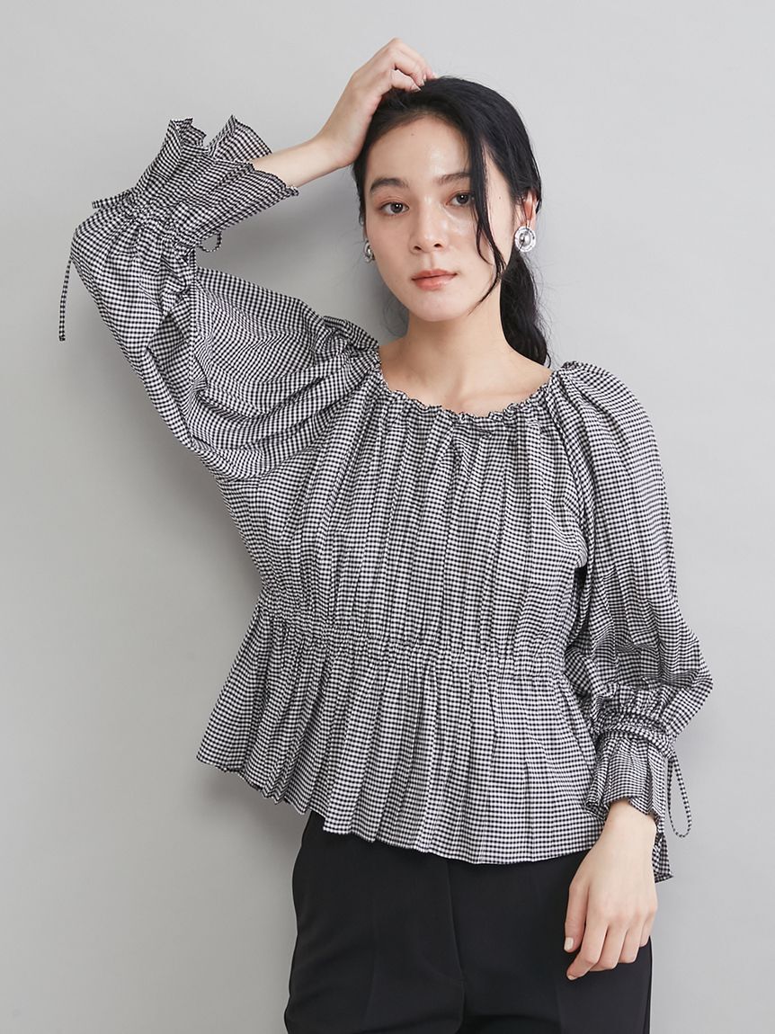 Mila Owen「ペプラムシルエットオフショルブラウス」|シャツ・ブラウス|