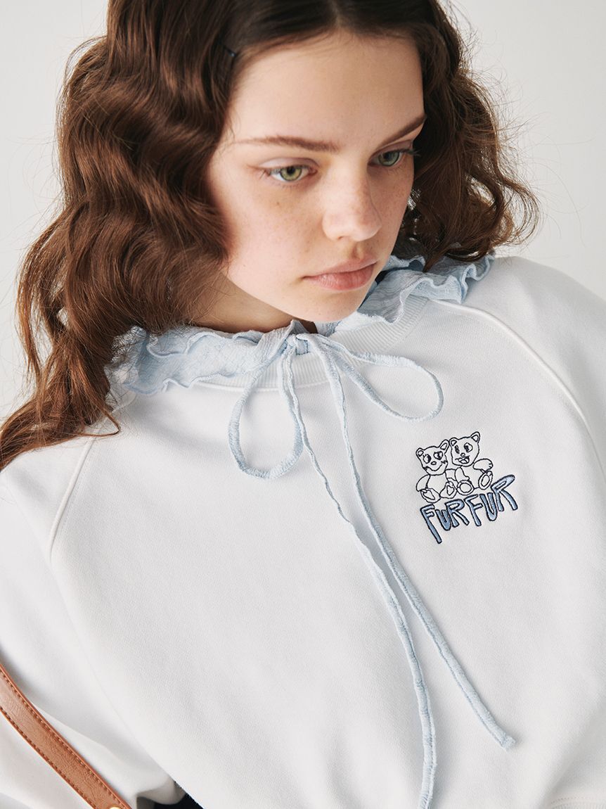 FURFUR「ファニーモチーフ刺繍スウェット」|スウェット・ジャージ|OWHT