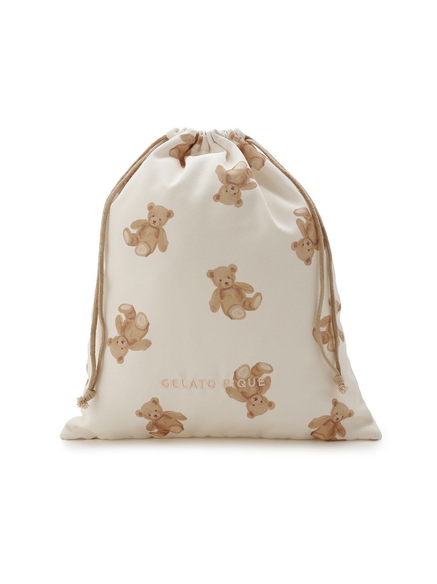 GELATO PIQUE KIDS & BABY「【入園入学グッズ】【限定カラーあり】巾着L」|ポーチ|BEG