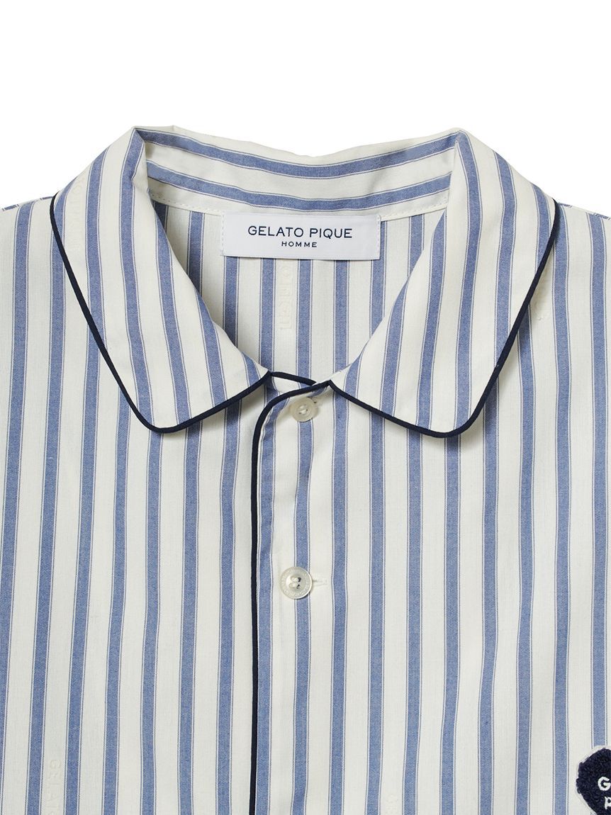 GELATO PIQUE HOMME「【HOMME】ブロードストライプシャツ」|シャツ・ブラウス|
