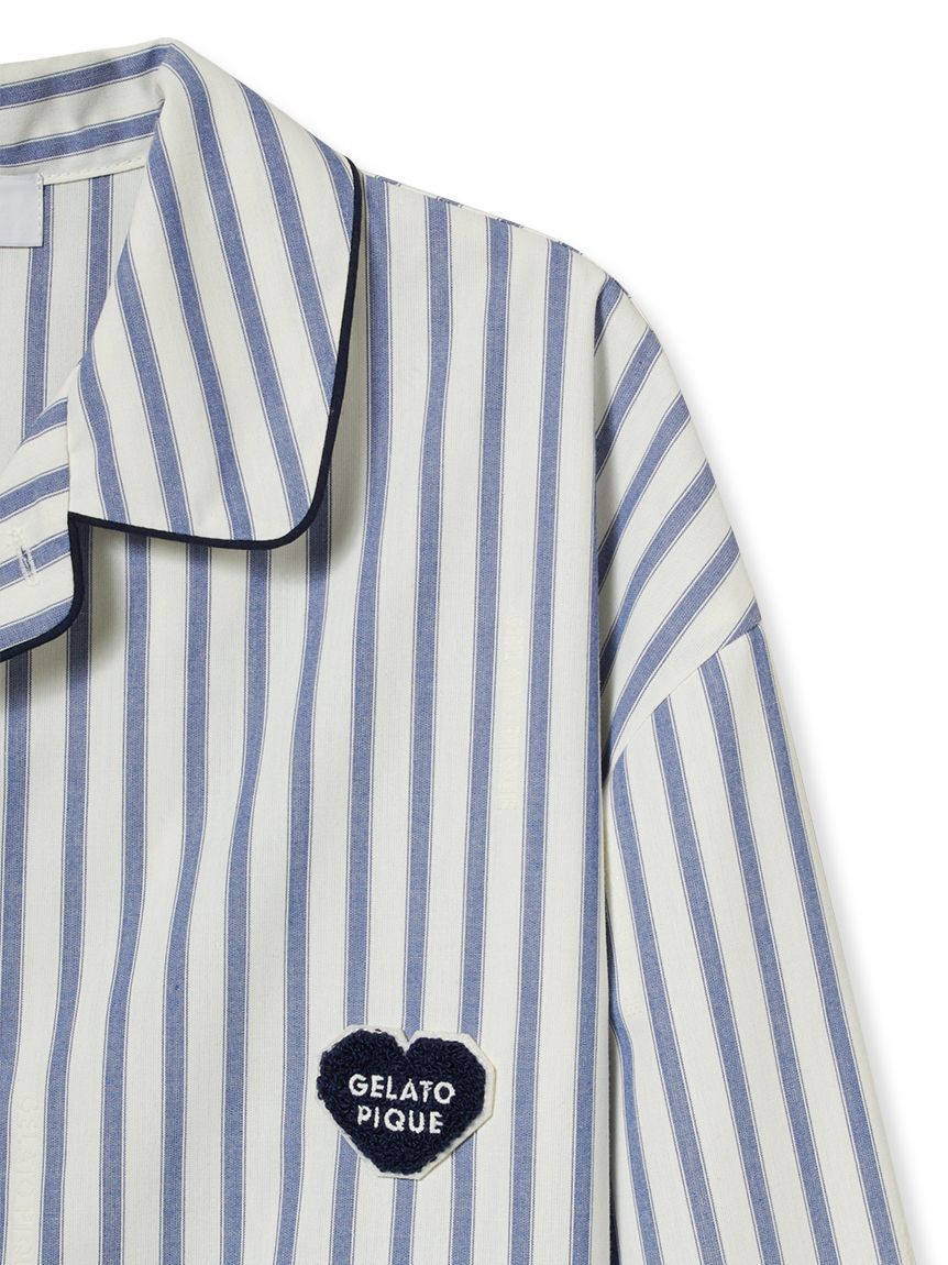 GELATO PIQUE HOMME「【HOMME】ブロードストライプシャツ」|シャツ・ブラウス|