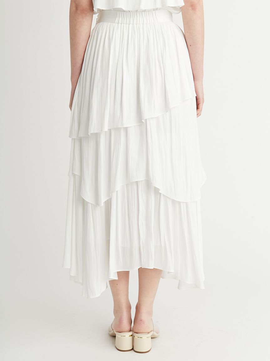 CELFORD「アシンメトリーティアードスカート」|スカート|