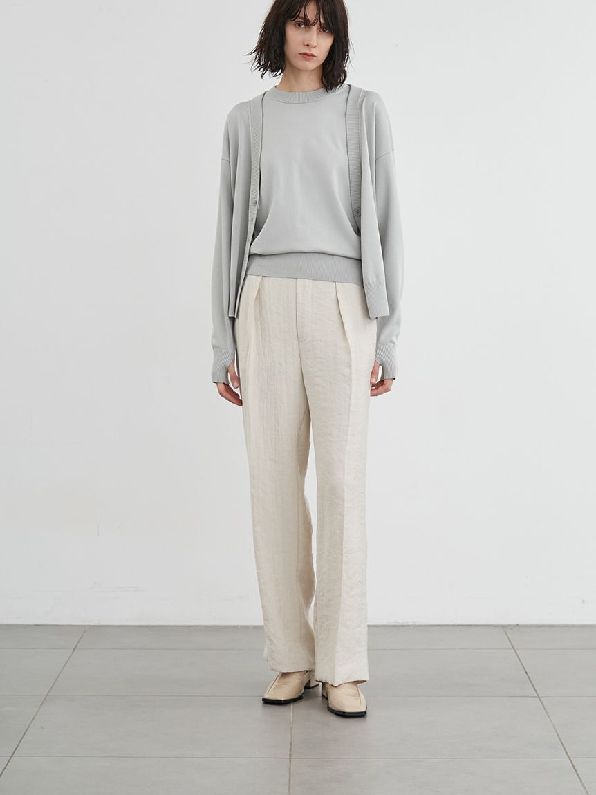 styling/「【セットアップ対応】バックサテンパンツ」|チノ|