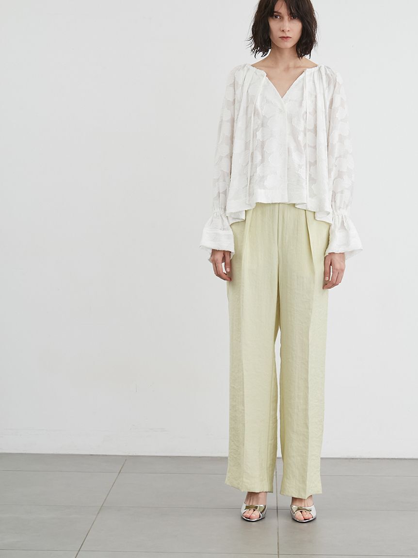 styling/「【セットアップ対応】バックサテンパンツ」|チノ|