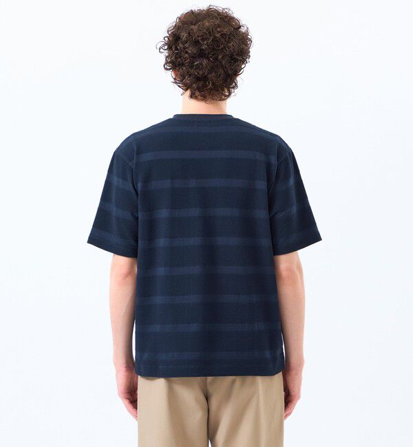 MACKINTOSH PHILOSOPHY「ポップコーンシャドーボーダー クルーネックTシャツ」|Tシャツ・カットソー|