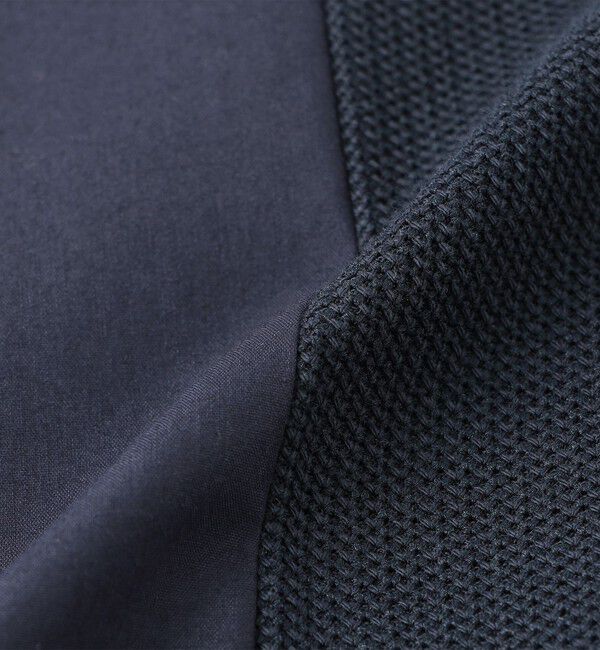 MACKINTOSH PHILOSOPHY「ニットコンビシャツ ケーブルニット&times;ブロード」|シャツ・ブラウス|