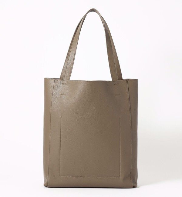 MACKINTOSH PHILOSOPHY「シンセティックシュリンクレザー バーチカルトート」|トートバッグ|