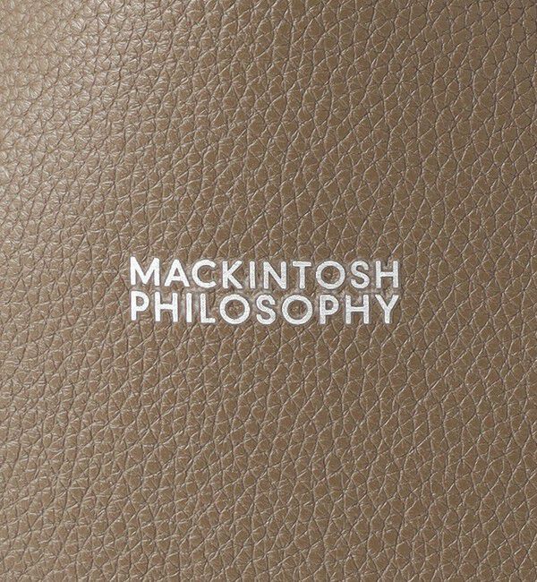 MACKINTOSH PHILOSOPHY「シンセティックシュリンクレザー バーチカルトート」|トートバッグ|