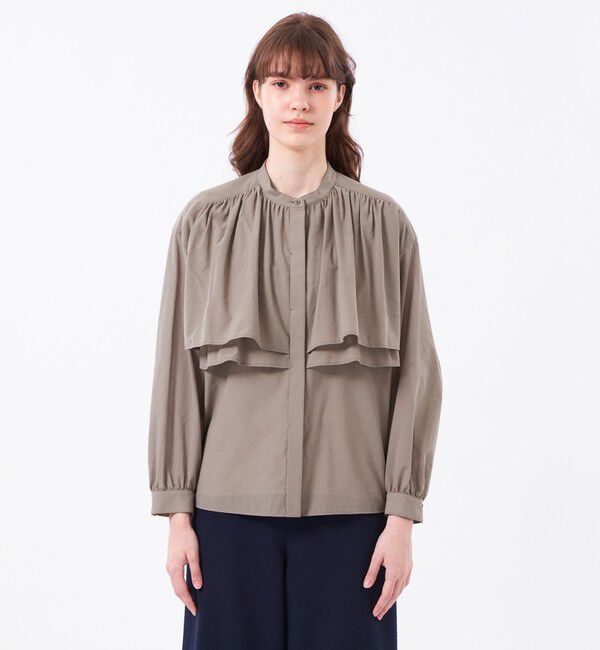 MACKINTOSH PHILOSOPHY「ボイルローンラッフルブラウス」|シャツ・ブラウス|