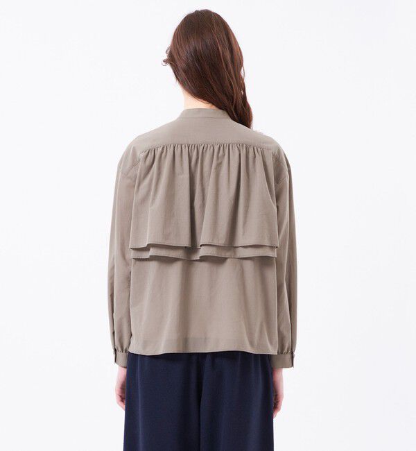 MACKINTOSH PHILOSOPHY「ボイルローンラッフルブラウス」|シャツ・ブラウス|