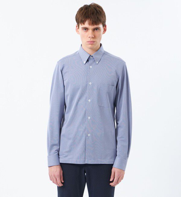 MACKINTOSH PHILOSOPHY「トロッター シャツ スクエアボタンダウン トリコットバリエーション」|シャツ・ブラウス|