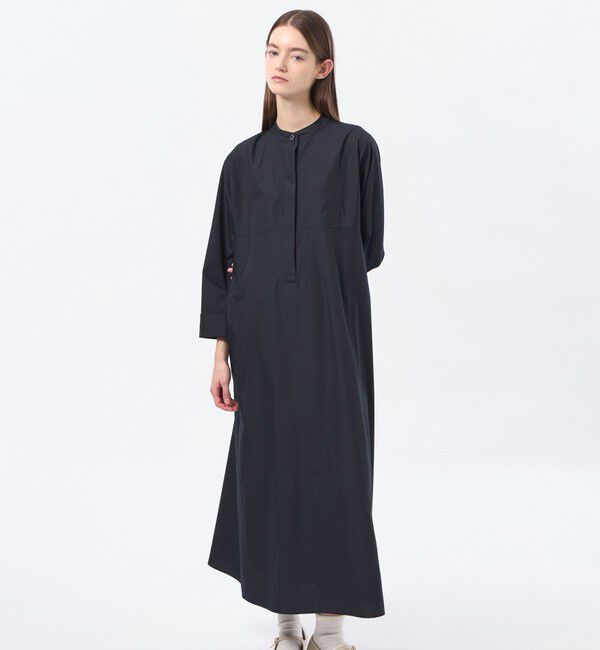 MACKINTOSH PHILOSOPHY「【CRANWELL DRESS(クランウェルドレス)】高密度タイプライター製」|ワンピース|ネイビー